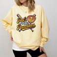 Pat's Pocket Pancakes Baseball Glove Stack Syrup Comfort Colors Sweatshirt Blue Spruce Pat's Pocket Pancakes Baseball Glove Stack Syrup Comfort Colors Sweatshirt Blue Spruce