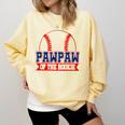 Pawpaw Rookie Of Year 1st Birthday Baseball Theme Matching Comfort Colors Sweatshirt Blue Spruce Pawpaw Rookie Of Year 1st Birthday Baseball Theme Matching Comfort Colors Sweatshirt Blue Spruce