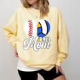 Proud Ball Mom Volleyball Baseball Mom Heart Comfort Colors Sweatshirt Blue Spruce Proud Ball Mom Volleyball Baseball Mom Heart Comfort Colors Sweatshirt Blue Spruce