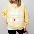 Proud Mom Of a 2024 Senior Baseball Mom 2024 Graduate Comfort Colors Sweatshirt Blue Spruce Proud Mom Of a 2024 Senior Baseball Mom 2024 Graduate Comfort Colors Sweatshirt Blue Spruce