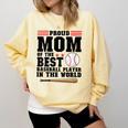 Proud Mom Of An Awesome Baseball Baseball Mom Comfort Colors Sweatshirt Blue Spruce Proud Mom Of An Awesome Baseball Baseball Mom Comfort Colors Sweatshirt Blue Spruce
