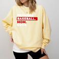 Proudest Baseball Mom Ever Comfort Colors Sweatshirt Blue Spruce