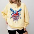 Respect The Drip Baseball American Flag Ice Cream Drip Youth Comfort Colors Sweatshirt Blue Spruce Respect The Drip Baseball American Flag Ice Cream Drip Youth Comfort Colors Sweatshirt Blue Spruce