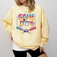 Retro Game Day Baseball Ice Cream Drip For Men Boy Kids Comfort Colors Sweatshirt Blue Spruce Retro Game Day Baseball Ice Cream Drip For Men Boy Kids Comfort Colors Sweatshirt Blue Spruce