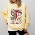 Retro Groovy Baseball Mama Baseball Mom Lover Comfort Colors Sweatshirt Blue Spruce Retro Groovy Baseball Mama Baseball Mom Lover Comfort Colors Sweatshirt Blue Spruce