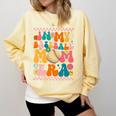 Retro Groovy In My Baseball Mom Era Happy Women Premium Comfort Colors Sweatshirt Blue Spruce Retro Groovy In My Baseball Mom Era Happy Women Premium Comfort Colors Sweatshirt Blue Spruce