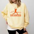 San Francisco Lovers Skyline Retro Baseball Heartbeat Men Comfort Colors Sweatshirt Blue Spruce San Francisco Lovers Skyline Retro Baseball Heartbeat Men Comfort Colors Sweatshirt Blue Spruce
