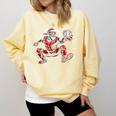 Santa Playing Baseball Catcher Merry Christmas Sport Player Comfort Colors Sweatshirt Blue Spruce Santa Playing Baseball Catcher Merry Christmas Sport Player Comfort Colors Sweatshirt Blue Spruce