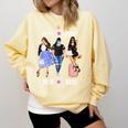 Sassy Baseball Mom Sassy Classy Elegant Comfort Colors Sweatshirt Blue Spruce