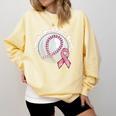 Save 2nd Base Breast Cancer Awareness Pink Ribbon Baseball Comfort Colors Sweatshirt Blue Spruce Save 2nd Base Breast Cancer Awareness Pink Ribbon Baseball Comfort Colors Sweatshirt Blue Spruce