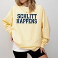 Schlitt Happens NY Bronx I Heart Baseball Apparel Comfort Colors Sweatshirt Blue Spruce