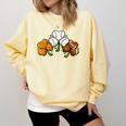 Shamrock Baseball Basketball Football St Patricks Day Comfort Colors Sweatshirt Blue Spruce Shamrock Baseball Basketball Football St Patricks Day Comfort Colors Sweatshirt Blue Spruce