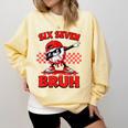 Six Seven 67 Bruh Baseball Valentine’s Day Teens Boys Kids Comfort Colors Sweatshirt Blue Spruce Six Seven 67 Bruh Baseball Valentine’s Day Teens Boys Kids Comfort Colors Sweatshirt Blue Spruce