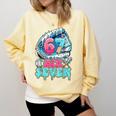 Six Seven 67 Ice Cream Drip Baseball For Boy Kids Youth Comfort Colors Sweatshirt Blue Spruce