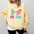 Six Seven 67 Meme Ice Cream Drip Baseball For Boy Kids Comfort Colors Sweatshirt Blue Spruce Six Seven 67 Meme Ice Cream Drip Baseball For Boy Kids Comfort Colors Sweatshirt Blue Spruce