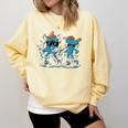 Six Seven Bruh Baseball 67 Meme For Men Boy Kids Comfort Colors Sweatshirt Blue Spruce