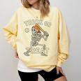Skeleton Baseball Halloween Costume Men Boys Kids Tee Comfort Colors Sweatshirt Blue Spruce