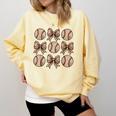 Soccer Bow Game Day Baseball Coquette Bow Women Girls Comfort Colors Sweatshirt Blue Spruce Soccer Bow Game Day Baseball Coquette Bow Women Girls Comfort Colors Sweatshirt Blue Spruce