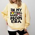 In My Softball Baseball Mom Era Retro Groovy Mom Of Both Comfort Colors Sweatshirt Blue Spruce In My Softball Baseball Mom Era Retro Groovy Mom Of Both Comfort Colors Sweatshirt Blue Spruce