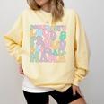 Somebody's Loud & Proud Baseball Mom Mama Sport Cute Comfort Colors Sweatshirt Blue Spruce