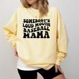 Somebody's Loud Mouth Baseball Mama Baseball Mom Comfort Colors Sweatshirt Blue Spruce Somebody's Loud Mouth Baseball Mama Baseball Mom Comfort Colors Sweatshirt Blue Spruce