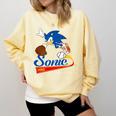 Sonic The Hedgehog Sonic Baseball Est 1991 Comfort Colors Sweatshirt Blue Spruce Sonic The Hedgehog Sonic Baseball Est 1991 Comfort Colors Sweatshirt Blue Spruce