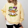 Spooky Halloween Baseball Ice Cream Dripping Six Seven 6 7 Comfort Colors Sweatshirt Blue Spruce Spooky Halloween Baseball Ice Cream Dripping Six Seven 6 7 Comfort Colors Sweatshirt Blue Spruce