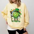 St Patricks Day Baseball Leprechaun Rainbow Green Baseball Comfort Colors Sweatshirt Blue Spruce St Patricks Day Baseball Leprechaun Rainbow Green Baseball Comfort Colors Sweatshirt Blue Spruce