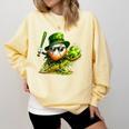St Patrick’s Day Baseball Shamrock Player Comfort Colors Sweatshirt Blue Spruce St Patrick’s Day Baseball Shamrock Player Comfort Colors Sweatshirt Blue Spruce