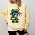 St Patricks Day Leprechaun Baseball Saint Paddys Boys Men Comfort Colors Sweatshirt Blue Spruce St Patricks Day Leprechaun Baseball Saint Paddys Boys Men Comfort Colors Sweatshirt Blue Spruce
