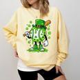 St Patricks Day Shamrock Baseball Drip Icecream Irish Boys Comfort Colors Sweatshirt Blue Spruce St Patricks Day Shamrock Baseball Drip Icecream Irish Boys Comfort Colors Sweatshirt Blue Spruce