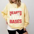 Stealing Hearts Like I Steal Bases Cute Baseball Kids Comfort Colors Sweatshirt Blue Spruce Stealing Hearts Like I Steal Bases Cute Baseball Kids Comfort Colors Sweatshirt Blue Spruce