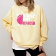 Strike Out Cancer Breast Cancer Awareness Baseball Warrior Comfort Colors Sweatshirt Blue Spruce Strike Out Cancer Breast Cancer Awareness Baseball Warrior Comfort Colors Sweatshirt Blue Spruce