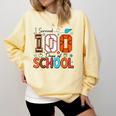 I Survived 100 Days Baseball Football Basketball School Kids Comfort Colors Sweatshirt Blue Spruce I Survived 100 Days Baseball Football Basketball School Kids Comfort Colors Sweatshirt Blue Spruce