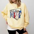 T-Ball Mimi Baseball Mom Game Day Comfort Colors Sweatshirt Blue Spruce