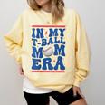 In My T-Ball Mom Era Baseball Mom Groovy Mother's Day Comfort Colors Sweatshirt Blue Spruce In My T-Ball Mom Era Baseball Mom Groovy Mother's Day Comfort Colors Sweatshirt Blue Spruce