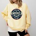 Team America 1776 4th Of July Patriotic Baseball Comfort Colors Sweatshirt Blue Spruce Team America 1776 4th Of July Patriotic Baseball Comfort Colors Sweatshirt Blue Spruce