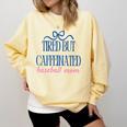 Tired But Caffeinated Baseball Mom Trendy Tired Baseball Mom Comfort Colors Sweatshirt Blue Spruce Tired But Caffeinated Baseball Mom Trendy Tired Baseball Mom Comfort Colors Sweatshirt Blue Spruce