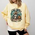 Tired Mom's Baseball Club Surviving On Snacks And Home Runs Comfort Colors Sweatshirt Blue Spruce Tired Mom's Baseball Club Surviving On Snacks And Home Runs Comfort Colors Sweatshirt Blue Spruce