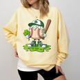Toddler Baseball Drip Ice Cream Boys Kids St Patricks Day Comfort Colors Sweatshirt Blue Spruce Toddler Baseball Drip Ice Cream Boys Kids St Patricks Day Comfort Colors Sweatshirt Blue Spruce