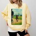 Tung Tung Tung Sahur Baseball Meme Comfort Colors Sweatshirt Blue Spruce Tung Tung Tung Sahur Baseball Meme Comfort Colors Sweatshirt Blue Spruce