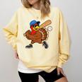 Turkey Baseball Thanksgiving Sports Humor Men Boy Kids Comfort Colors Sweatshirt Blue Spruce Turkey Baseball Thanksgiving Sports Humor Men Boy Kids Comfort Colors Sweatshirt Blue Spruce