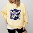 Ultimate Ballers Baseball Comfort Colors Sweatshirt Blue Spruce Ultimate Ballers Baseball Comfort Colors Sweatshirt Blue Spruce