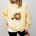 Never Underestimate An Old Man Who Still Plays Baseball Comfort Colors Sweatshirt Blue Spruce
