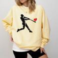 Valentines Day Baseball Batter Silhouette Heart Men Boys Kid Comfort Colors Sweatshirt Blue Spruce Valentines Day Baseball Batter Silhouette Heart Men Boys Kid Comfort Colors Sweatshirt Blue Spruce