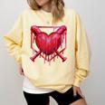 Valentines Day Baseball Red Heart Dab Boys Girls Kids Comfort Colors Sweatshirt Blue Spruce Valentines Day Baseball Red Heart Dab Boys Girls Kids Comfort Colors Sweatshirt Blue Spruce