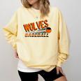 Wolves Baseball Team Baseball Mom Wolf Sports School Spirit Comfort Colors Sweatshirt Blue Spruce Wolves Baseball Team Baseball Mom Wolf Sports School Spirit Comfort Colors Sweatshirt Blue Spruce