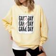 Womens Baseball Mom Leopard Game Day Mother's Day Comfort Colors Sweatshirt Blue Spruce Womens Baseball Mom Leopard Game Day Mother's Day Comfort Colors Sweatshirt Blue Spruce