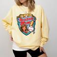 Womens Baseball Mom Mama Mother's In My Baseball Mom Era Comfort Colors Sweatshirt Blue Spruce Womens Baseball Mom Mama Mother's In My Baseball Mom Era Comfort Colors Sweatshirt Blue Spruce