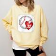 Womens Bleached Custom Baseball Mom Number 22 Heart For Mom Comfort Colors Sweatshirt Blue Spruce Womens Bleached Custom Baseball Mom Number 22 Heart For Mom Comfort Colors Sweatshirt Blue Spruce